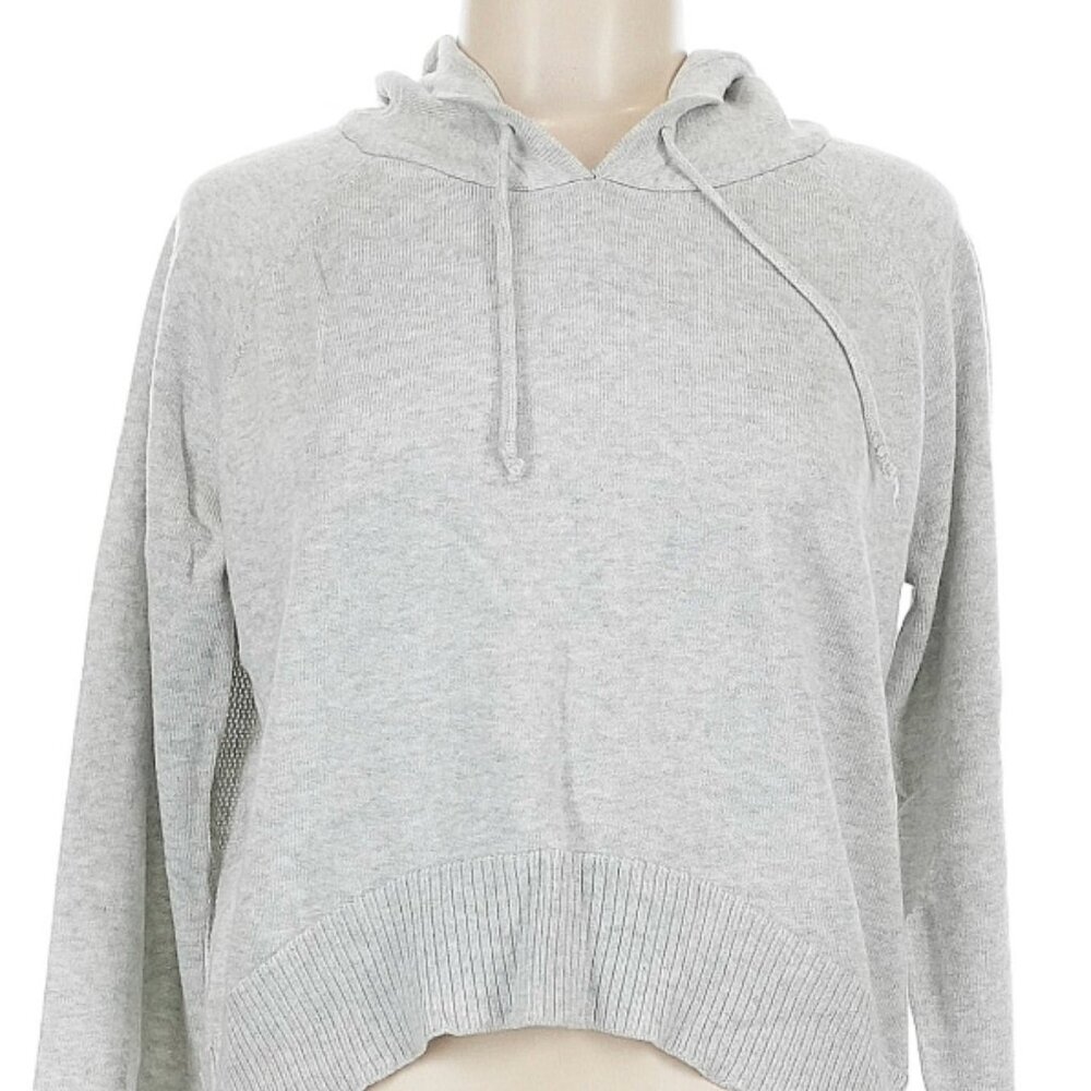 Lovers + Friends - Grey Pullover Cropped Sweater